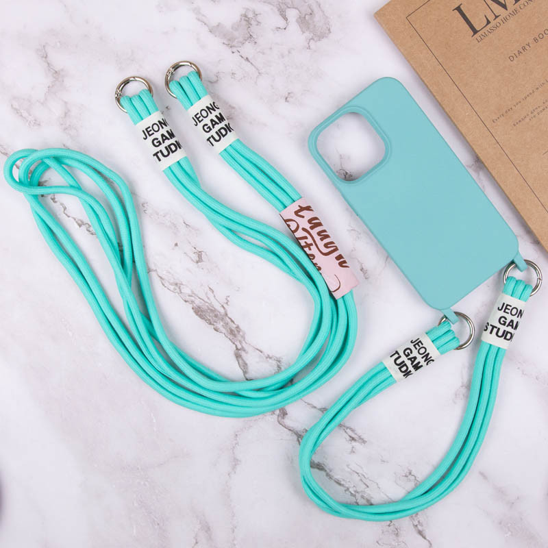 Замовити Чохол TPU two straps California на Apple iPhone 11 Pro Max (6.5") (Бірюзовий / Marine Green) на vchehle.ua
