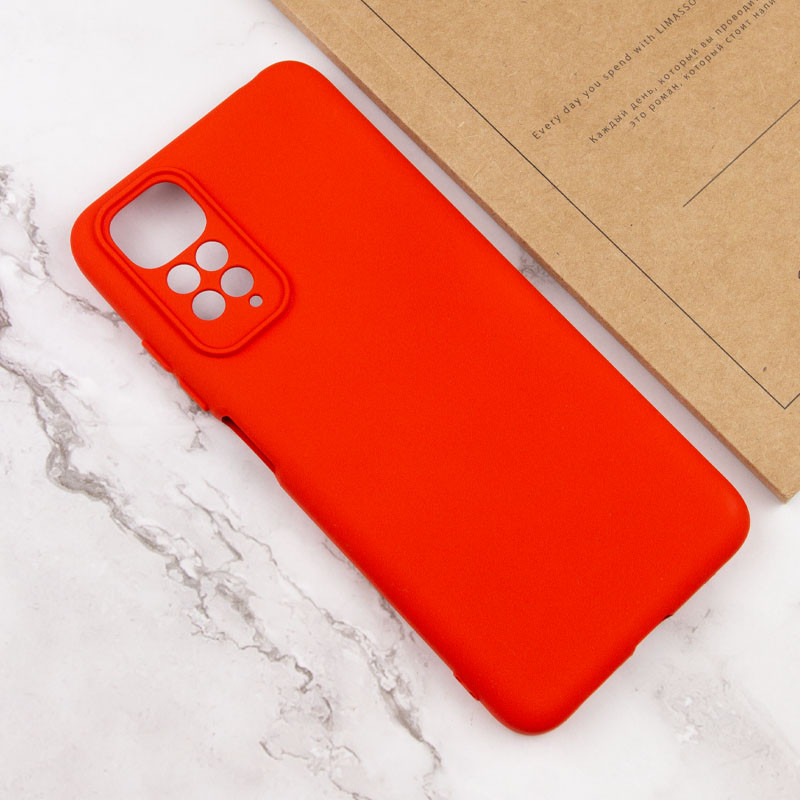 Чохол Silicone Cover Lakshmi Full Camera (A) на Xiaomi Redmi Note 11 (Global) / Note 11S (Червоний / Red) в магазині vchehle.ua