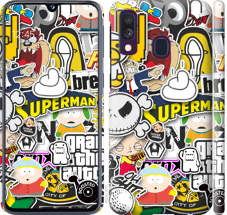 

Чохол Popular logos на Samsung Galaxy A40 2019 A405F 709880