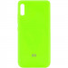 Чохол Silicone Cover My Color Full Protective (A) на Xiaomi Redmi 9A (Салатовий / Neon green)