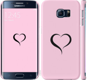 Чехол Сердце 1 для Samsung Galaxy S6 Edge G925F