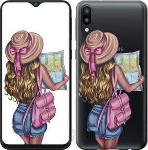 

Чехол Девушка с картой для Samsung Galaxy A01 A015F 894732