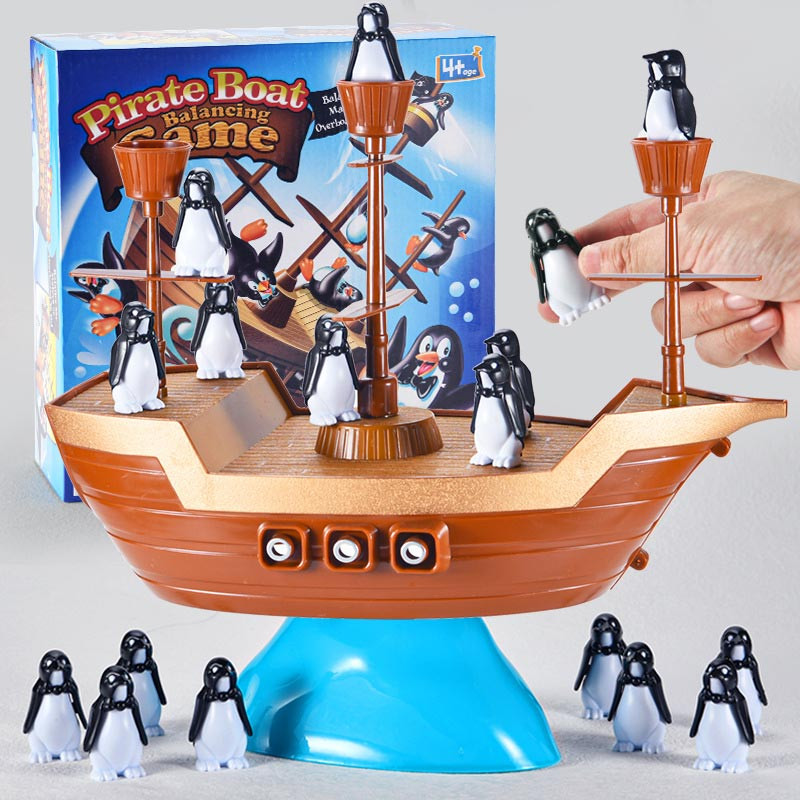 Замовити Настільна інтерактивна ігра Ummi 707-61 Pirate Boat Balancing Game (Brown) на vchehle.ua