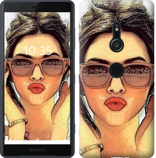 

Чехол Девушка_арт для Sony Xperia XZ2 H8266 620855