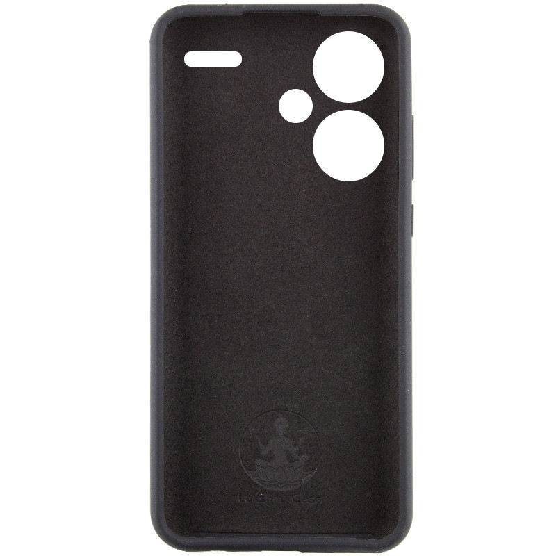 Фото Чохол Silicone Cover Lakshmi Full Camera (AA) with logo на Xiaomi Redmi Note 13 Pro+ (Чорний / Black) на vchehle.ua