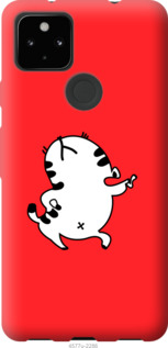 

Чохол Смугастий котик на Google Pixel 5A 1244854