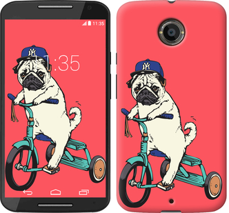 

Чохол Мопс на велосипеді на Motorola Moto X2 642861