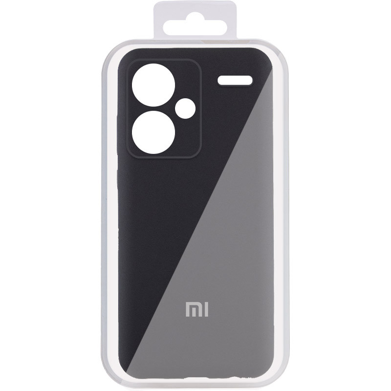 Купити Чохол Silicone Cover Lakshmi Full Camera (AA) with logo на Xiaomi Redmi Note 13 Pro+ (Чорний / Black) на vchehle.ua