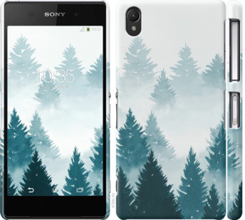 

Чехол Акварельные Елки для Sony Xperia Z2 D6502/D6503 862614