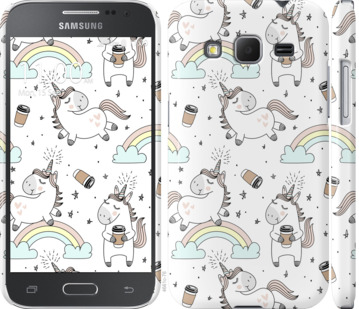 

Чехол Единорог и кофе для Samsung Galaxy Core Prime G360H 840663
