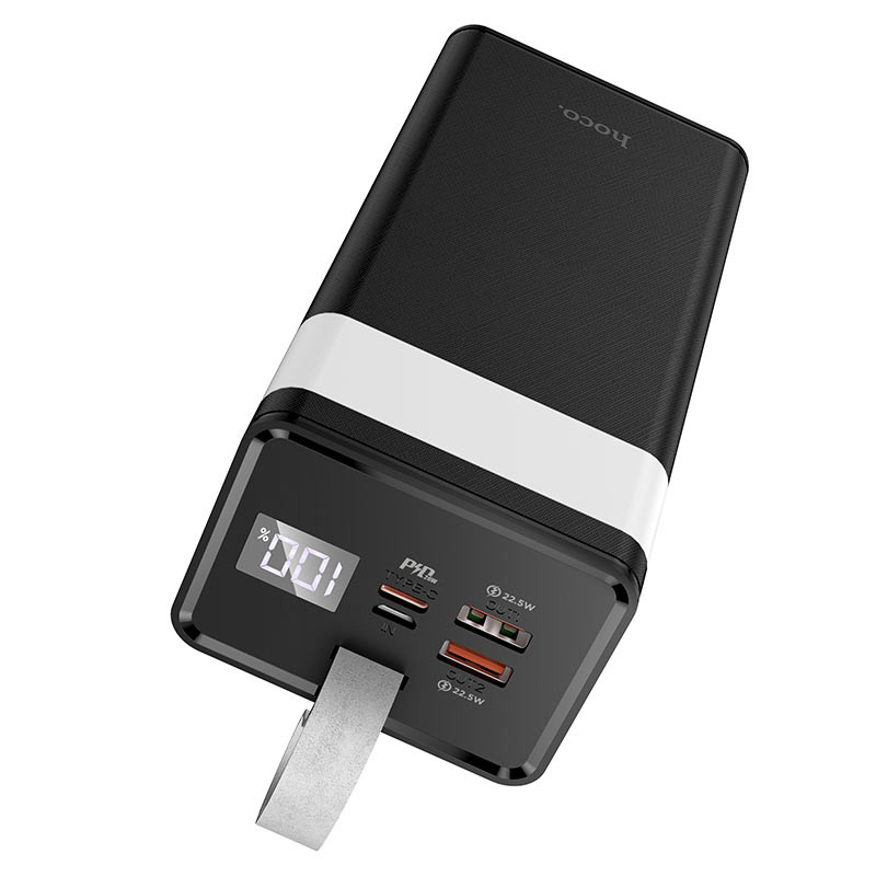 Фото Портативний ЗП Power Bank Hoco J86 Powermaster 22.5W 40000 mAh (Чорний) на vchehle.ua