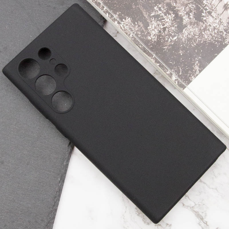 Купити Чохол Silicone Cover Lakshmi Full Camera (AAA) на Samsung Galaxy S23 Ultra (Чорний / Black) на vchehle.ua