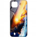 TPU+Glass чехол Diversity для Realme C11 (2021) (Above the clouds)