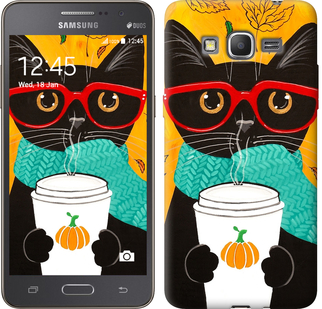 

Чехол Осенний кот для Samsung Galaxy Grand Prime G530H 580866
