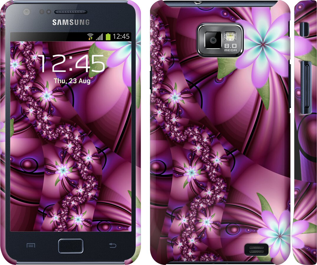 

Чехол Цветочная мозаика для Samsung Galaxy S2 i9100 120876