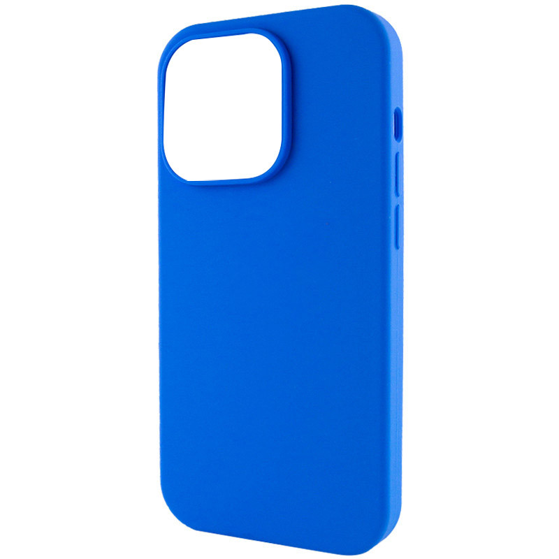 Фото Чехол Silicone Case Full Protective (AA) NO LOGO для Apple iPhone 14 Pro (6.1") (Синий / Capri Blue) в магазине vchehle.ua