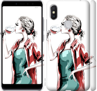 

Чохол Дівчина з келихом на Xiaomi Redmi S2 841637