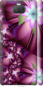 Чехол Цветочная мозаика для Sony Xperia 10 I4113