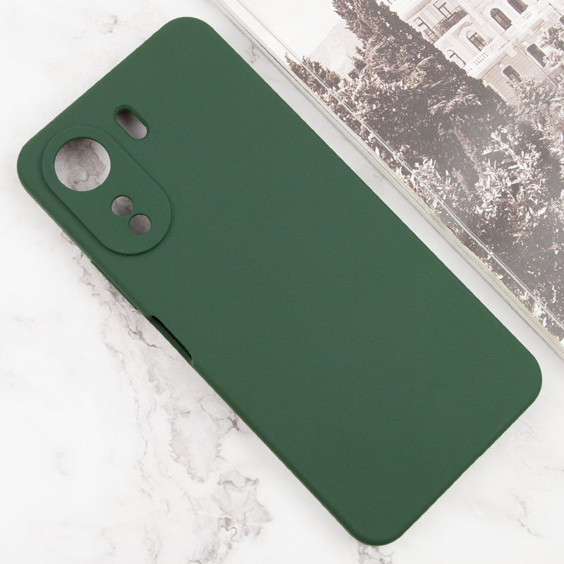 Фото Чехол Silicone Cover Lakshmi Full Camera (AAA) для Xiaomi Redmi 13C / Poco C65 (Зеленый / Cyprus Green) на vchehle.ua