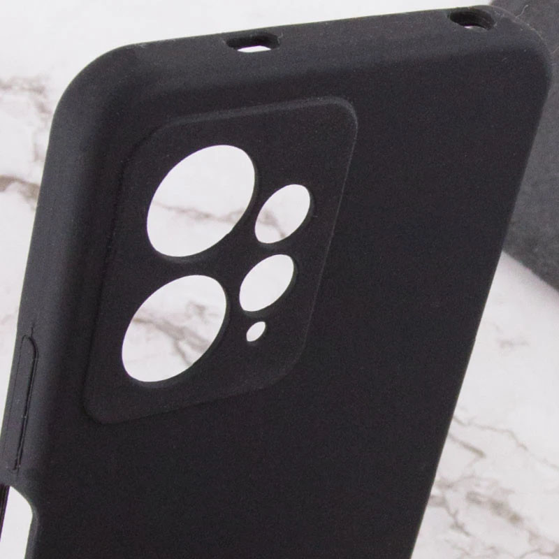 Чохол Silicone Cover Lakshmi Full Camera (AA) with logo на Xiaomi Redmi Note 12 4G (Чорний / Black) в магазині vchehle.ua