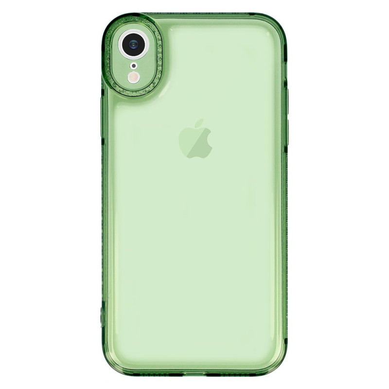 Фото Чехол TPU Starfall Clear для Apple iPhone XR (6.1") (Зеленый) на vchehle.ua