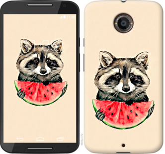 

Чехол Енотик с арбузом для Motorola Moto X2 800054