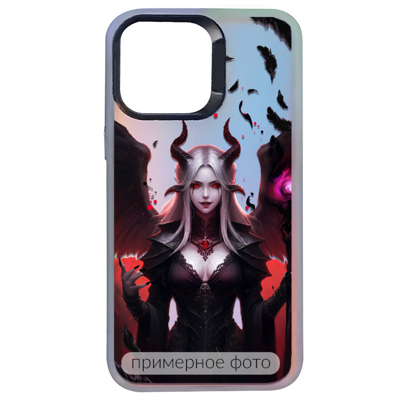 TPU+PC чехол TakiTaki Fantasy magic glow для Xiaomi Redmi 12C (Witch girl - Pink/Purple)