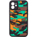 Чохол TPU+PC Army Collection на Apple iPhone 12 (6.1") (Коричневий)