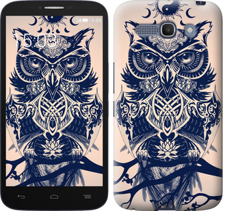 

Чехол Узорчатая сова для Alcatel One Touch POP C9 657684