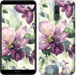 

Чехол Цветы акварелью для Huawei Mate 10 Lite 631990