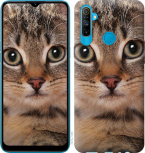 Чехол Полосатый котик для Realme C3