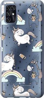 

Чохол Єдиноріг і кава на ZTE Blade V2020 Smart 1607250