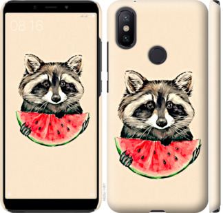 

Чехол Енотик с арбузом для Xiaomi Mi 6X 799898