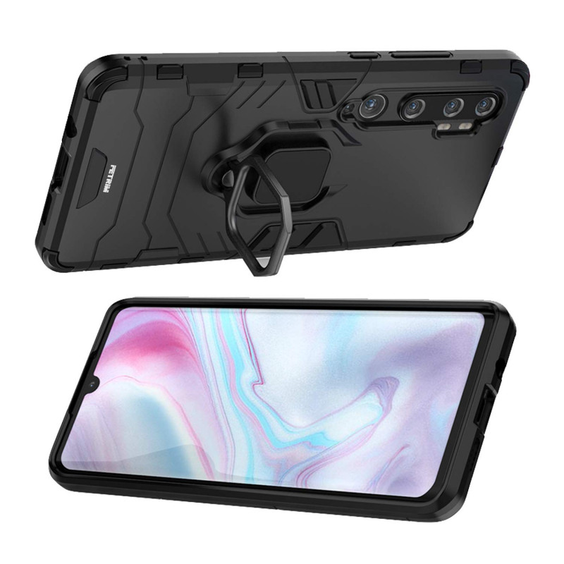 Заказать Ударопрочный чехол Transformer Ring for Magnet для Xiaomi Mi Note 10 / Note 10 Pro/CC9 Pro (Черный / Soul Black) на vchehle.ua
