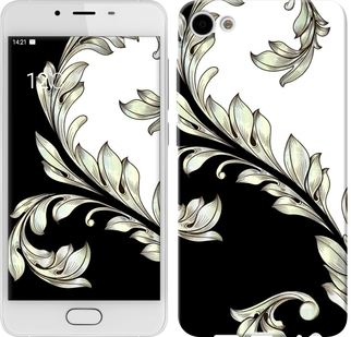 Чехол White and black 1 для Meizu U10