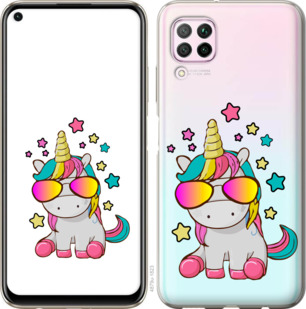 

Чехол Единорог в очках для Huawei Nova 6SE 911851
