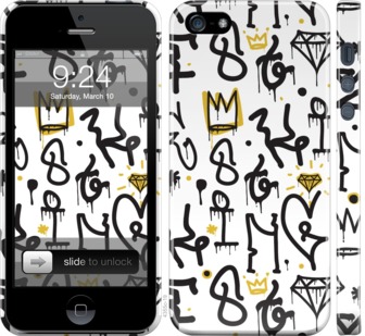 

Чехол Graffiti art для Apple iPhone 5S 745025