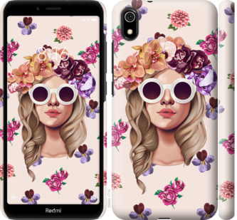 

Чохол Дівчина з квітами v2 на Xiaomi Redmi 7A 741793