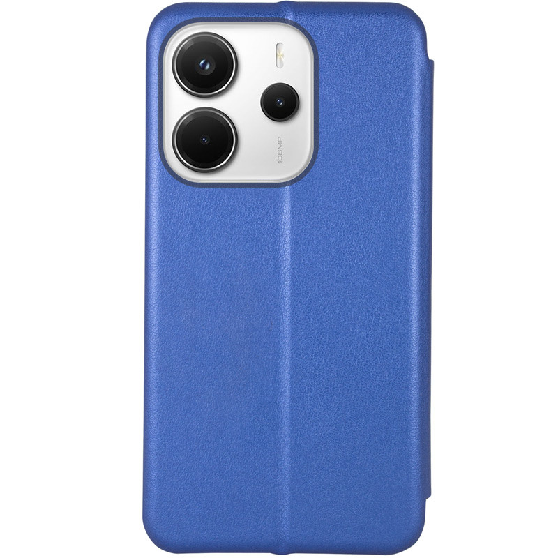 Фото Кожаный чехол-книжка Classy для Xiaomi Redmi Note 14 4G (Europe version) (Синий) на vchehle.ua