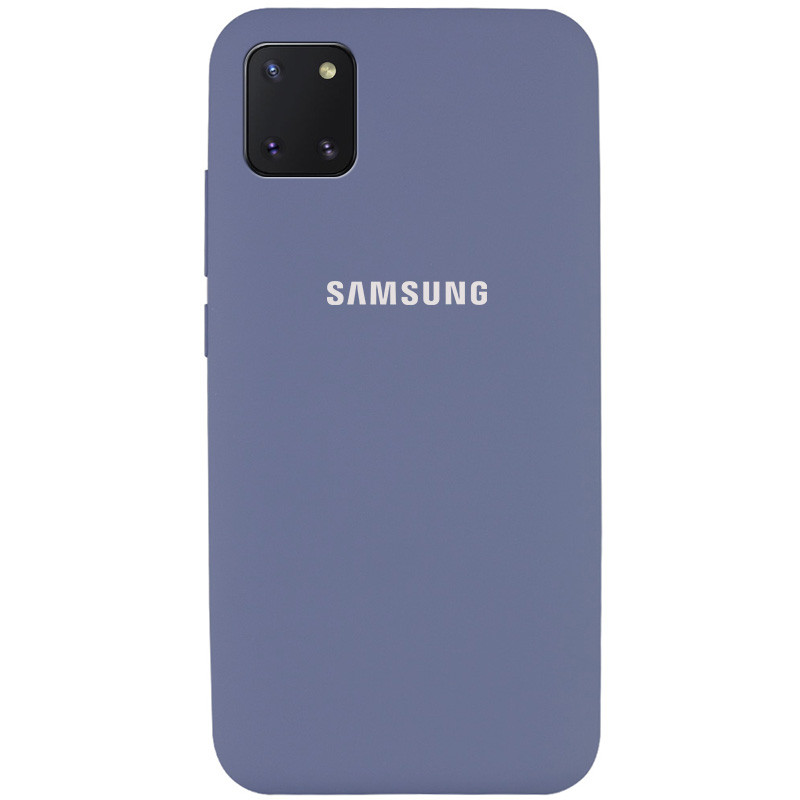 

Чохол Silicone Cover Full Protective (AA) на Samsung Galaxy Note 10 Lite (A81) (Сірий / Lavender Gray) 902046