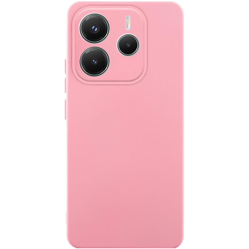 Чохол Silicone Cover Lakshmi (AAA) на Xiaomi Redmi Note 14 5G (Рожевий / Light pink)