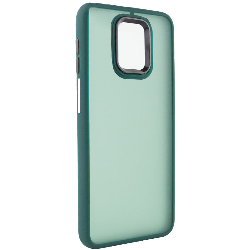 Чехол TPU+PC Lyon Frosted для Xiaomi Redmi Note 9s / Note 9 Pro / Note 9 Pro Max (Green)