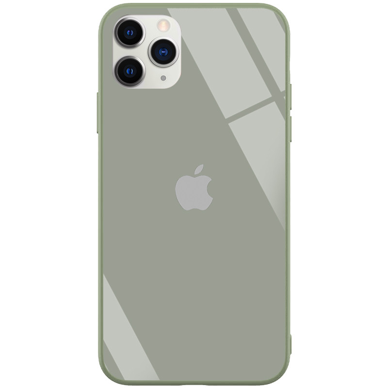

TPU+Glass чехол GLOSSY Logo series для Apple iPhone 11 Pro (5.8") (Зеленый / Pine green) 788238