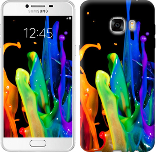 

Чохол бризки фарби на Samsung Galaxy C7 C7000 381194