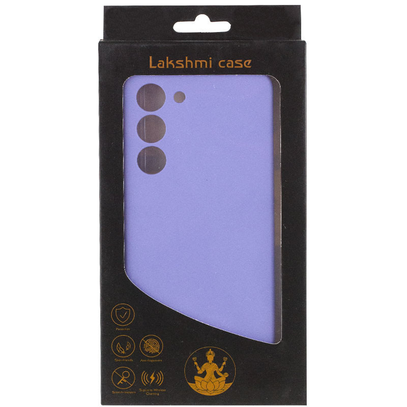 Заказать Чехол Silicone Cover Lakshmi Full Camera (AAA) with Logo для Samsung Galaxy S23 (Сиреневый / Dasheen) на vchehle.ua