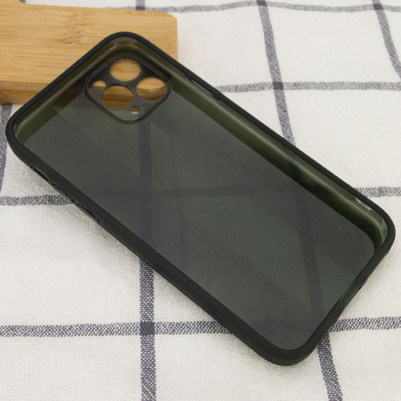 Фото Чохол TPU Glossy Line Full Camera на Apple iPhone 11 Pro Max (6.5") (Чорний) в маназині vchehle.ua