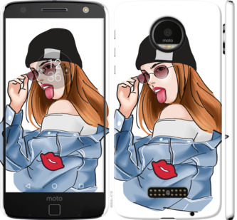 

Чехол Девушка v3 для Motorola MOTO Z 843236