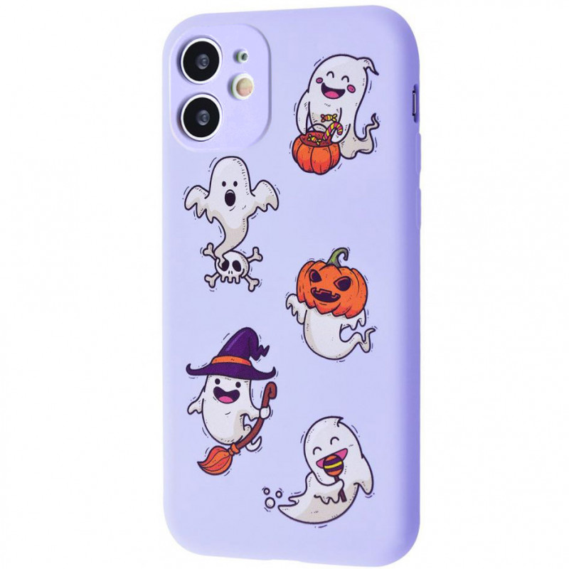 

TPU чохол WAVE Fancy на iPhone 11 (Ghosts / Light purple) 1059996