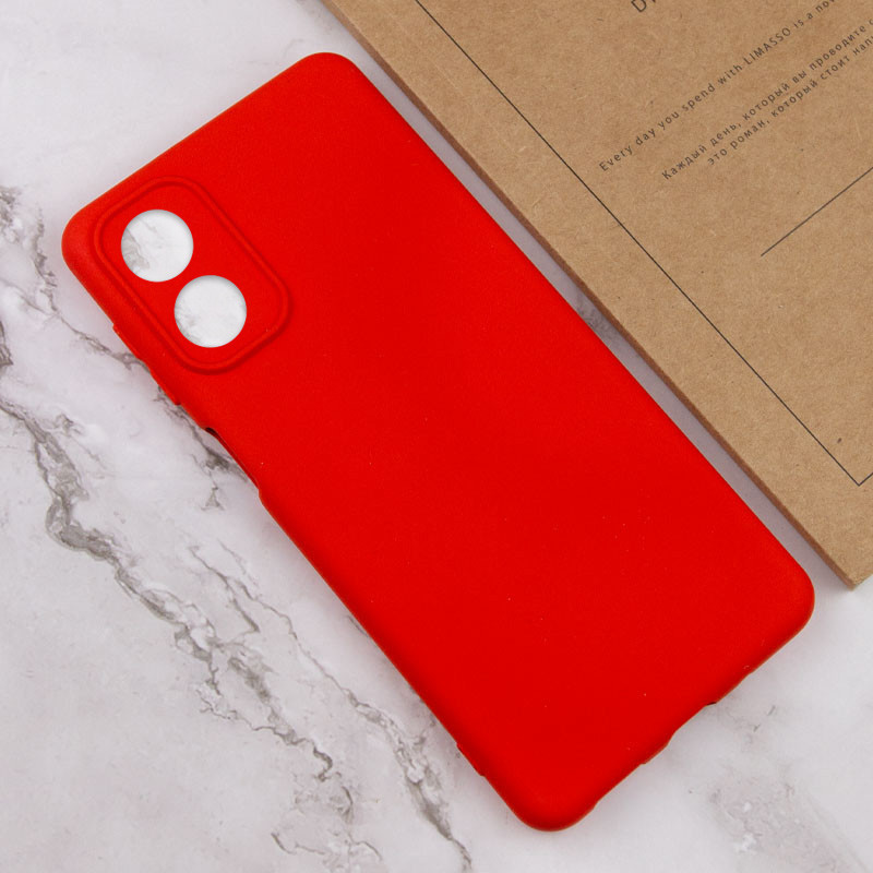 Фото Чохол Silicone Cover Lakshmi Full Camera (A) на Motorola Moto G04 / E14 (Червоний / Red) в маназині vchehle.ua