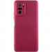 Чохол Silicone Cover Lakshmi Full Camera (AA) на Xiaomi Redmi Note 10 / Note 10s / Poco M5s (Бордовий / Marsala)